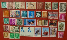 35 Briefmarken aus Spanien