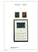 CH SLG ab1945-81 mit Blocks/Dienst im Klemmbinder(K932)