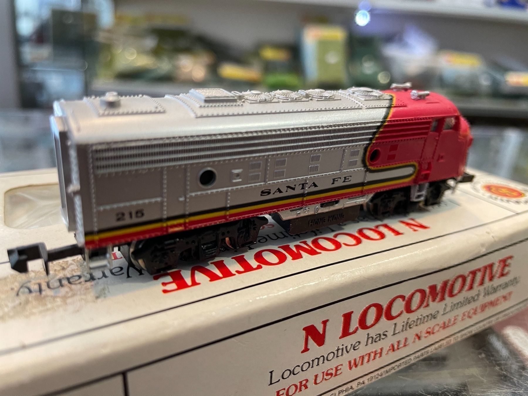 Modellini di ferrovie: Bachmann N Santa Fe diesel – Usato da Chiasso venduto da Carrara-Modellismo 1