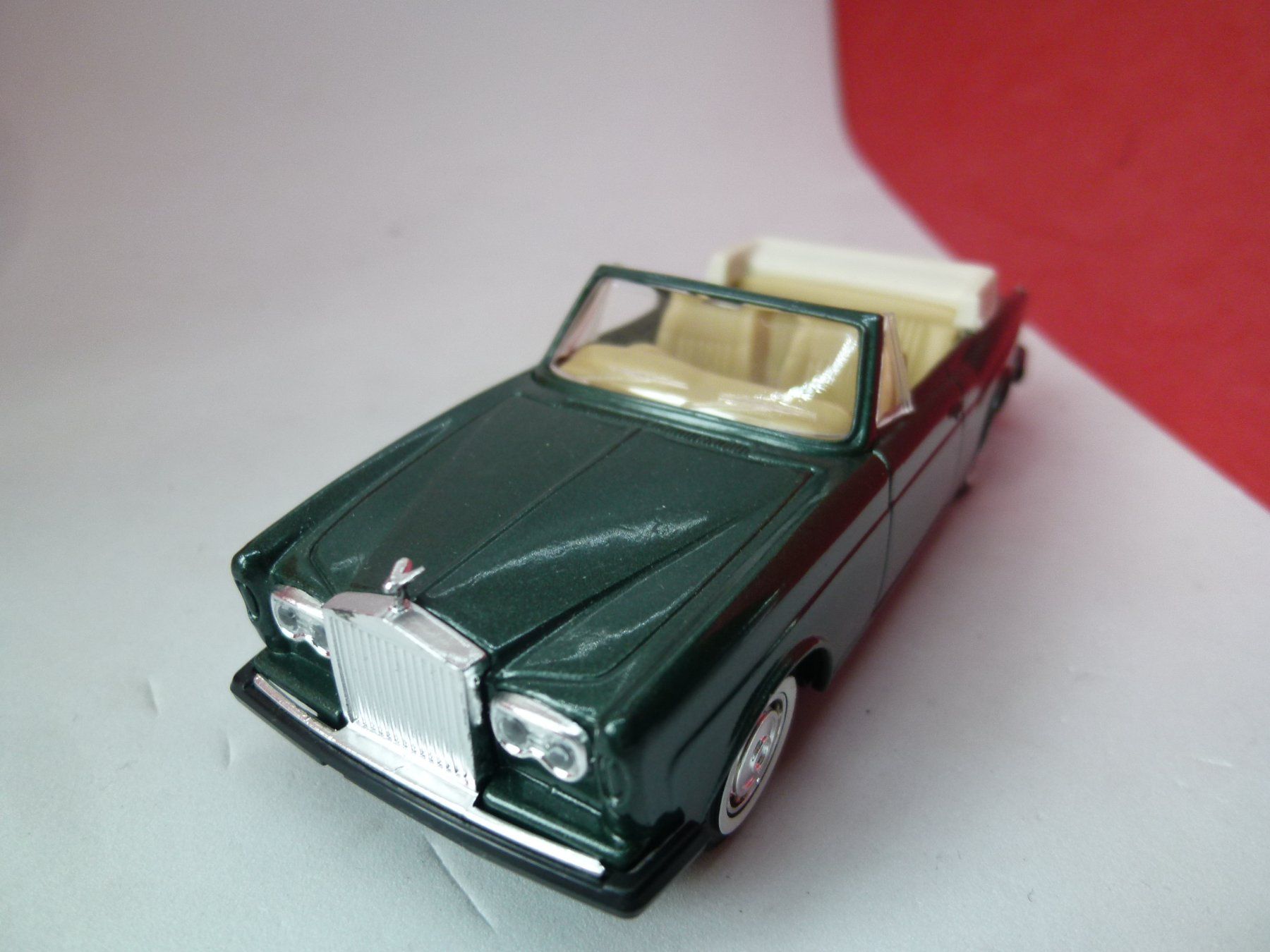 Rolls Royce Modellautos: Rolls Royce Corniche Cabrio dgrün - TOP von Solido 1988 – Gebraucht aus Reiden von Aston2 1