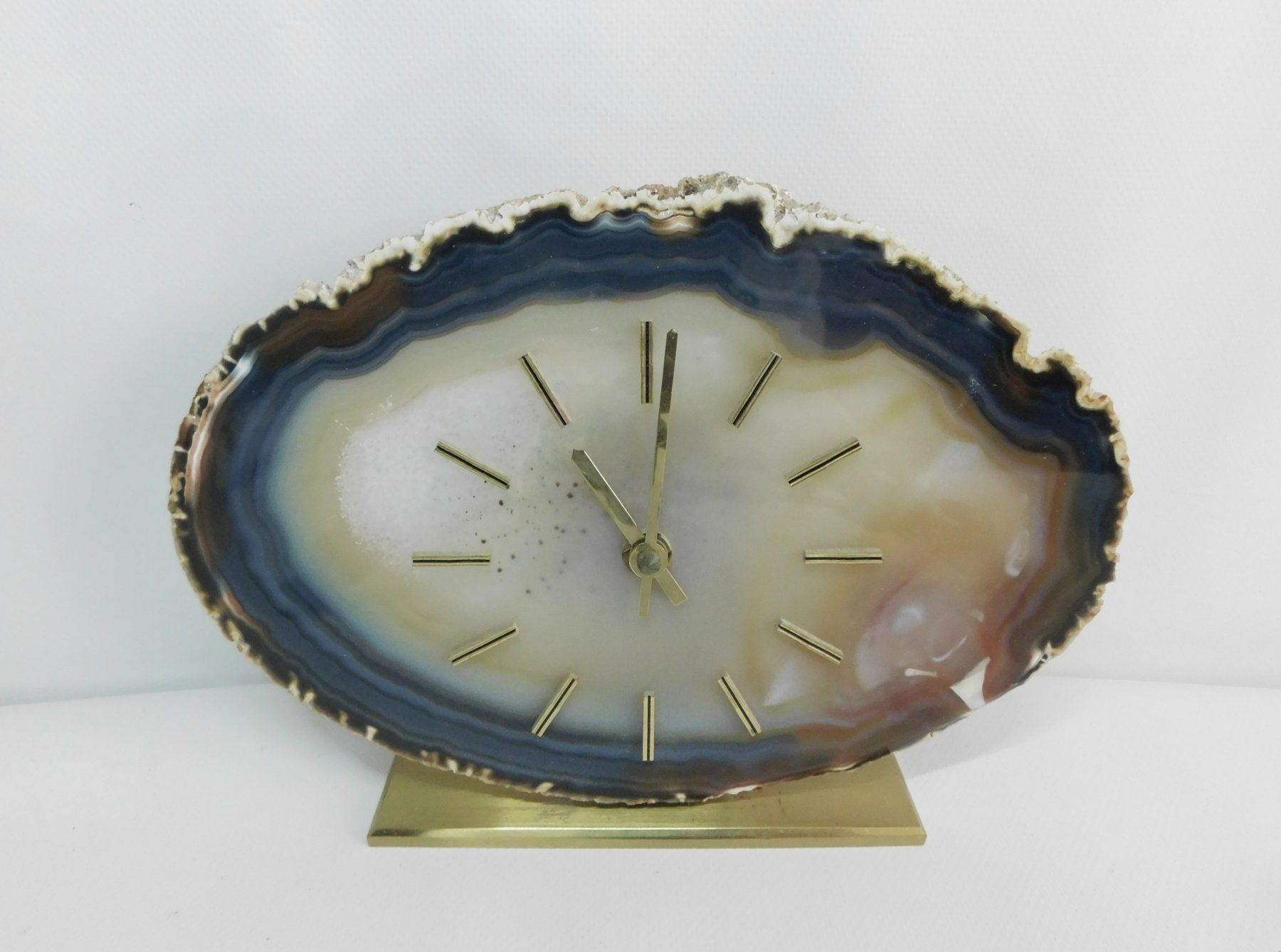 Pendules & Horloges murales: Tisch Uhr aus Achat – Défectueux à Emmenbrücke par Ulisse-22