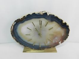 Tisch Uhr aus Achat