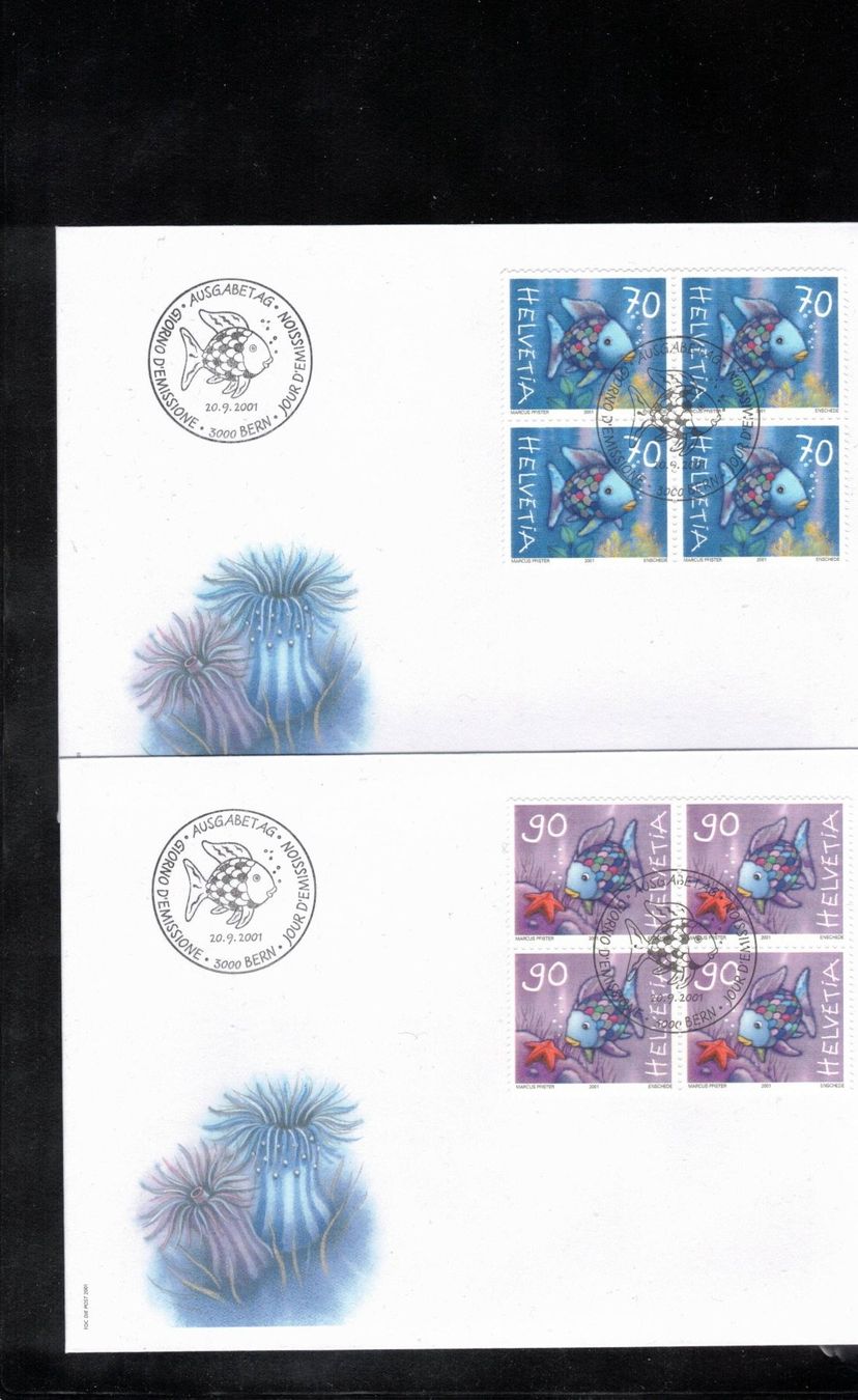Tutti i francobolli: 2001 FDC  4 er Ausgabetag 2001 – Nuovo (secondo la descrizione) da Rheinau venduto da loxis