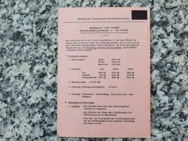 Merkblatt für Fahrer der Geländelastwagen 4x4 Steyr