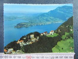 BÜRGENSTOCK HOTELS LUFTBILD AK ONW