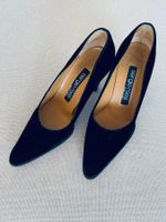 SERGIO ROSSI: Pumps, Schwarz, Samt, 37, NP:  585