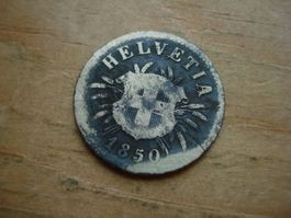 (W5) 5 Rappen 1850