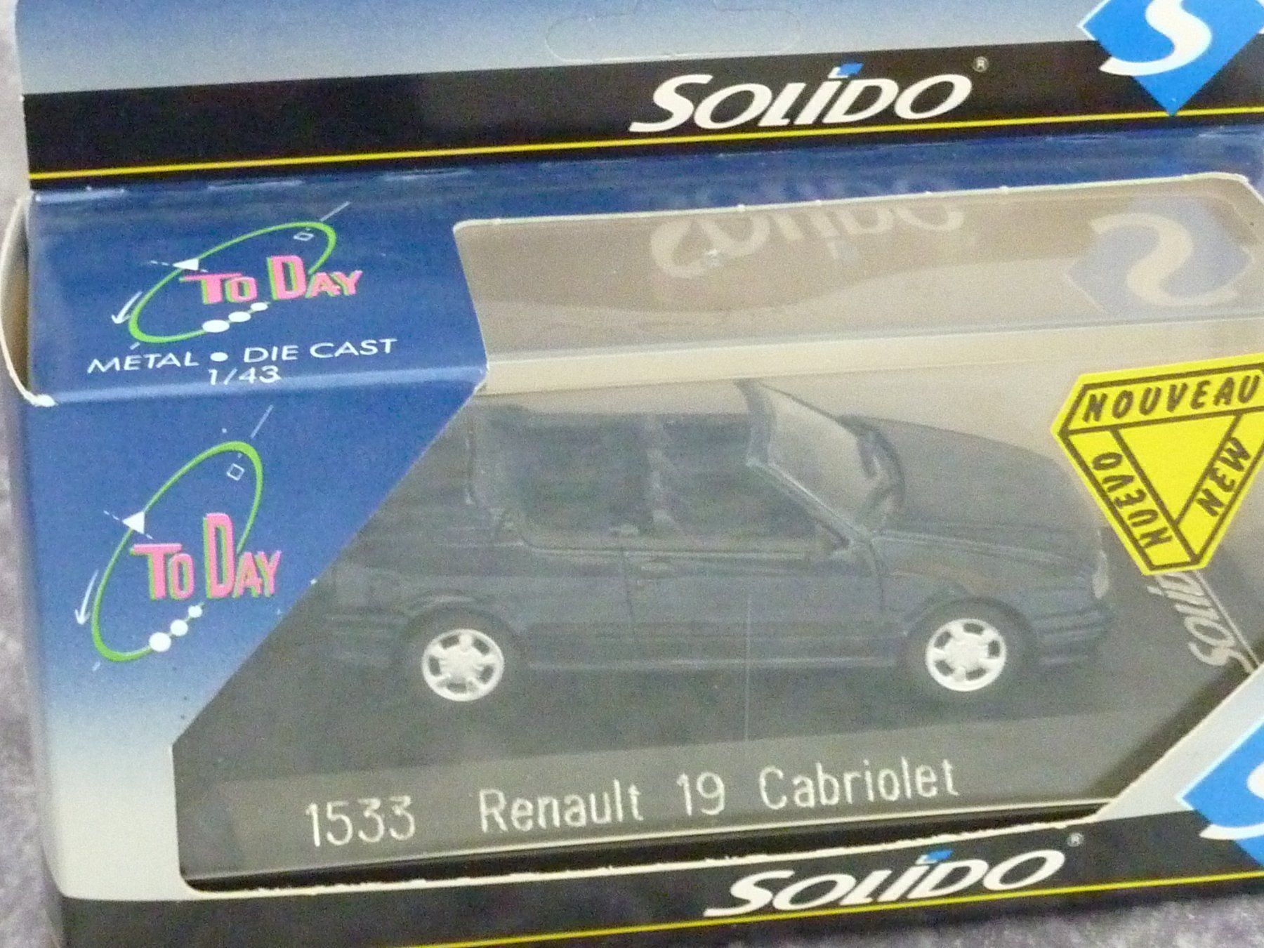 Solido Modellini d'auto: Renault 19 Cabriolet  1:43 – Nuovo e nell'imballaggio originale da Dürrenäsch venduto da modellautos4you 4