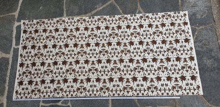 Tuch geblümt 225x109cm
