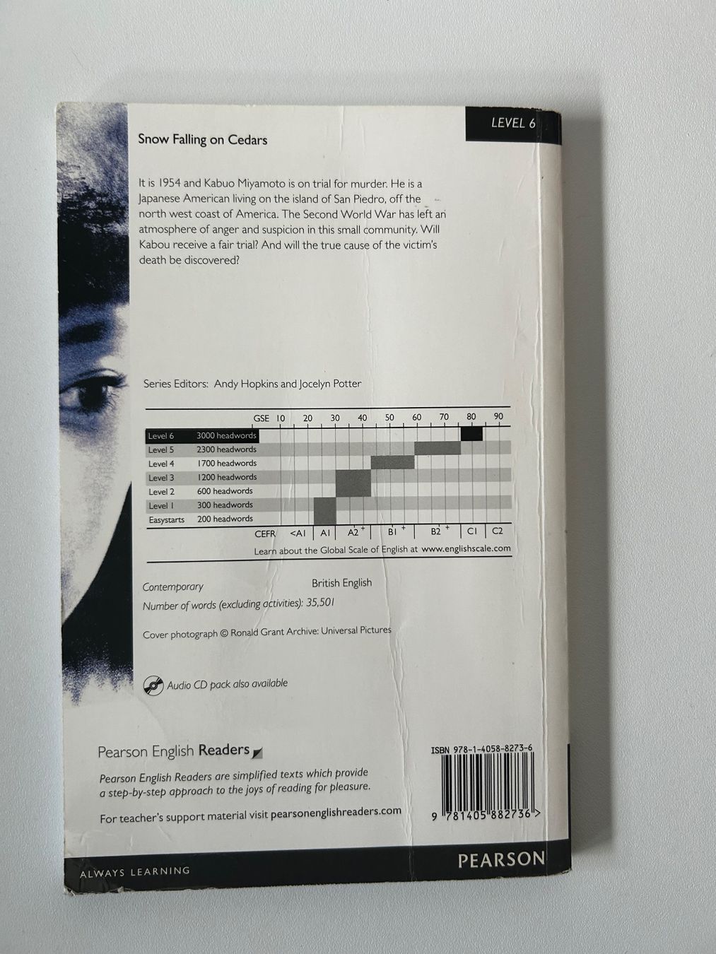 Libri: Pearson English Readers Level 6 Snow Falling on Cedars – Usato da Zürich venduto da fritzbachmann 1