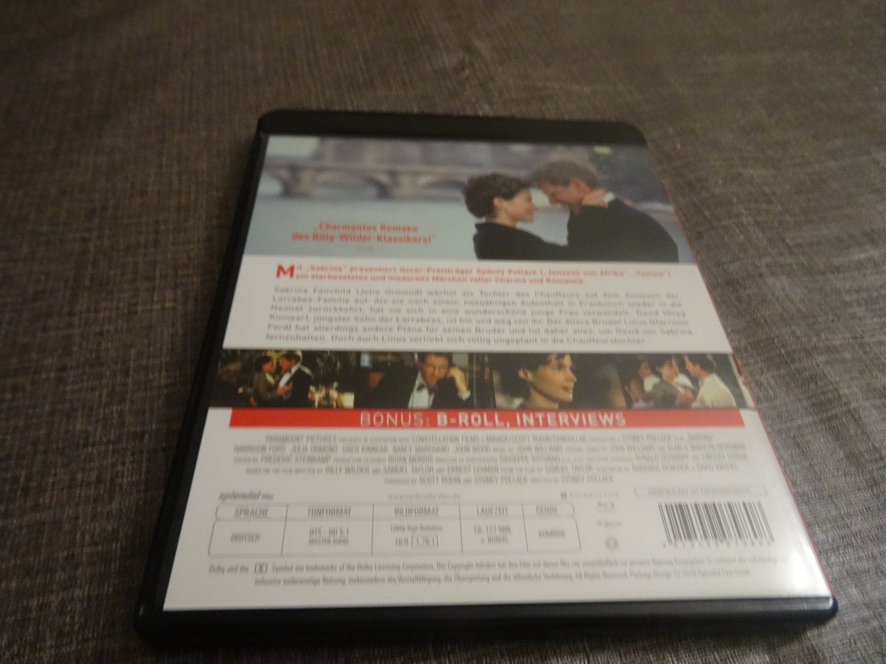Tous les DVDs: Blu-ray Sabrina Harrison Ford Julia Ormond – D'occasion à Olten par Disc-Verkauf 2