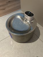 2 Trinkbrunnen für Katzen Edelstahl neuwertig