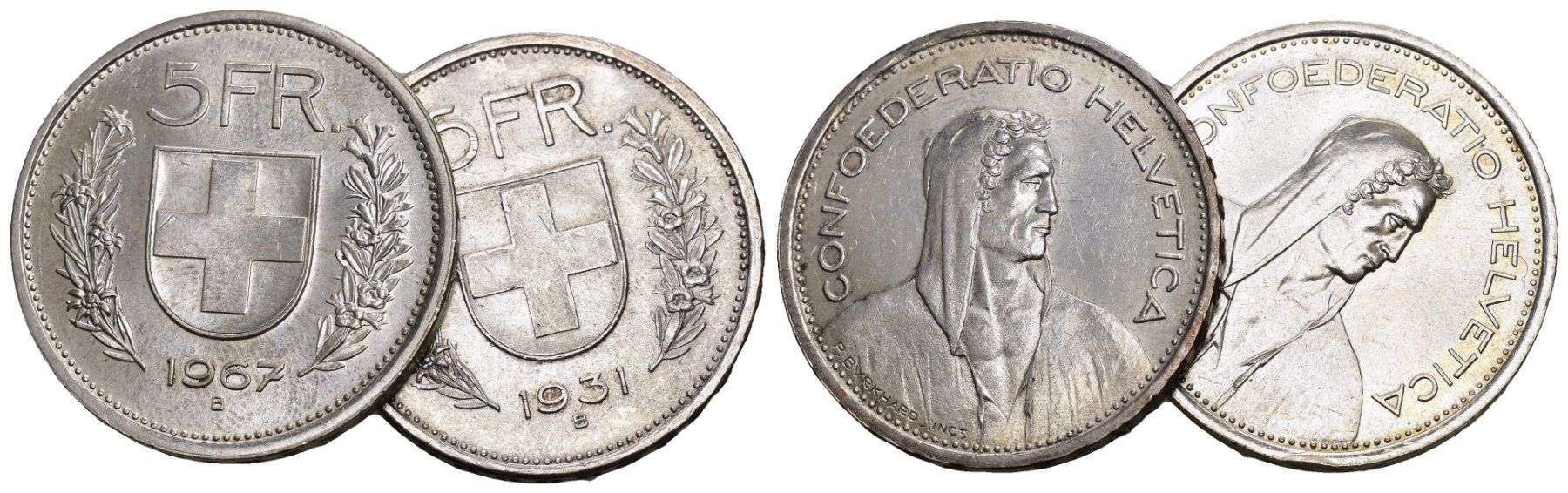 Tutti le monete: Schweiz Abart 1931+1967 – Usato da Bern venduto da numismatictops