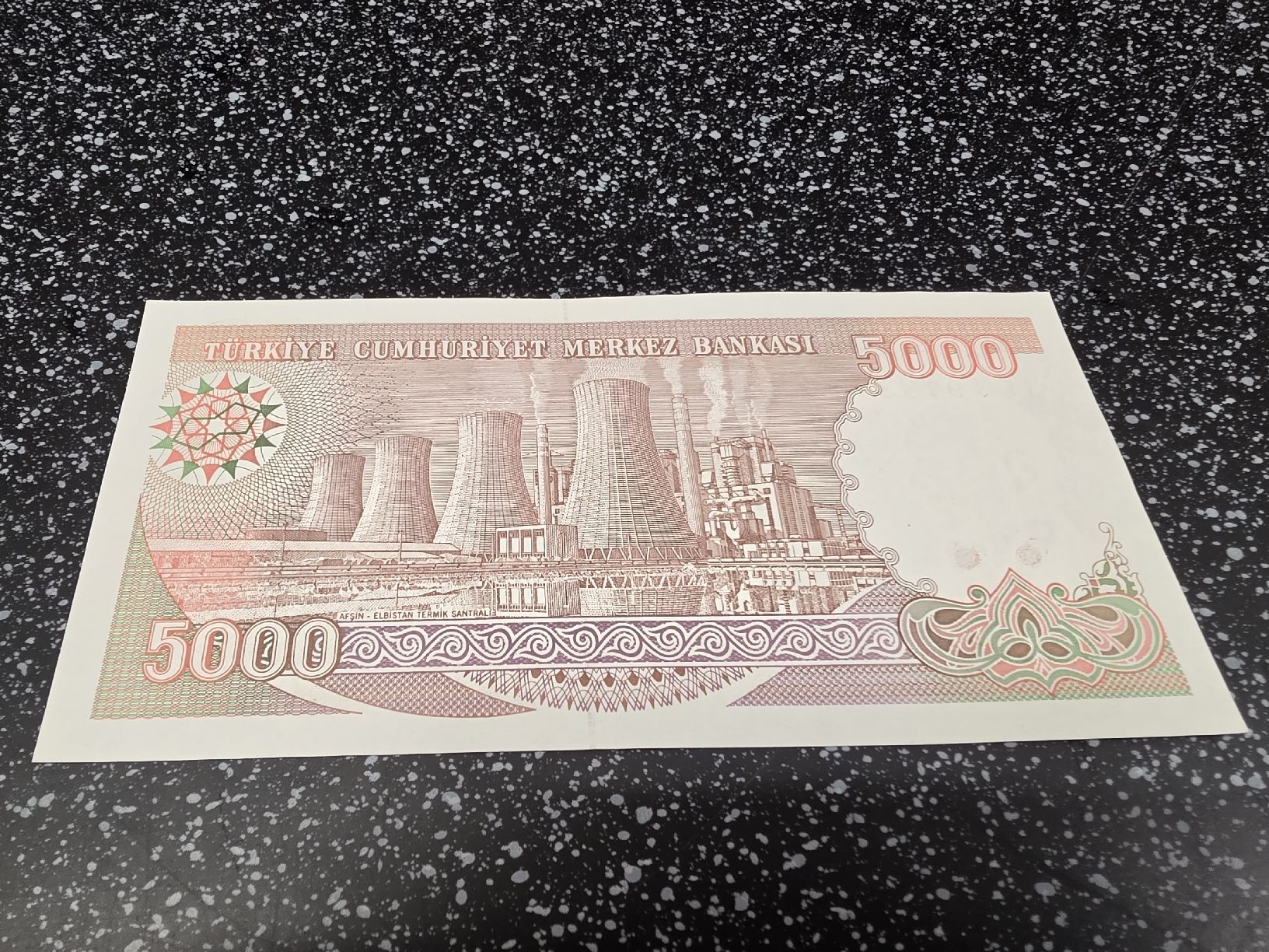 Banconote: 5000 Lira Banknote Tuerkiye 1970 Banknote  – Nuovo e nell'imballaggio originale da Herisau venduto da Antiques.AR 1