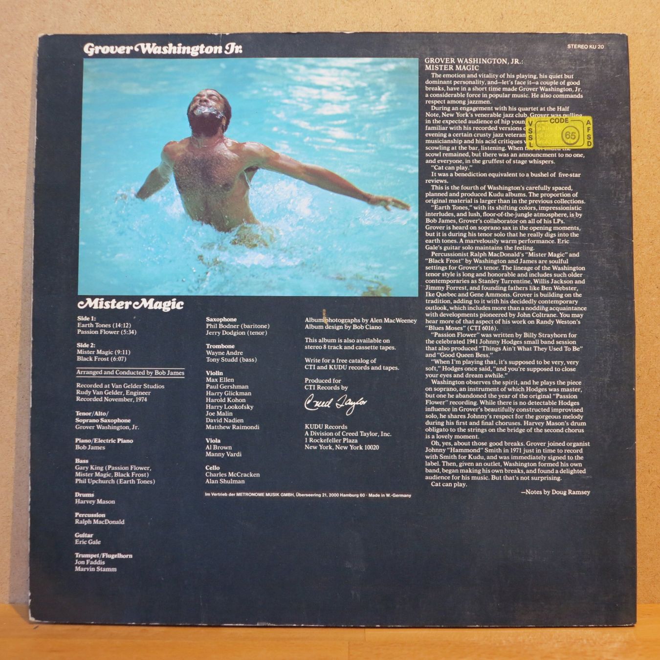 Schallplatten: Grover Washington Jr.  - Mister Magic – Gebraucht aus Zürich von Naim60 1