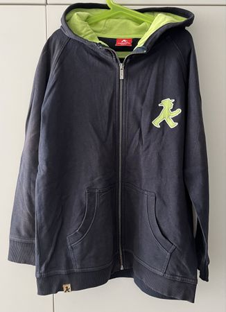 Kinder Hoodie Ampelmänchen dunkelblau Grösse 152 Top