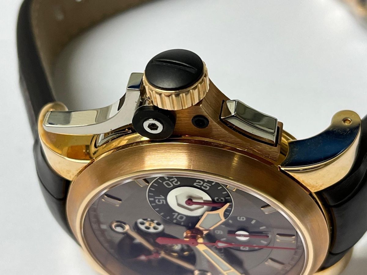 Graham Uhren: Graham Tourbillograph Trigger Havana – Neu und originalverpackt aus Nyon von GenevaLuxuryWatches 3