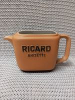 Ricard Anisette Vintage Keramik Kanne braun, guter Zustand