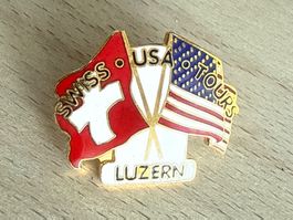 Pin Swiss USA Luzern