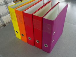 5 Stück Ordner A4 7 cm