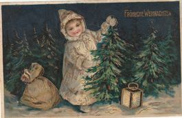 Weihnachten Prägekarte