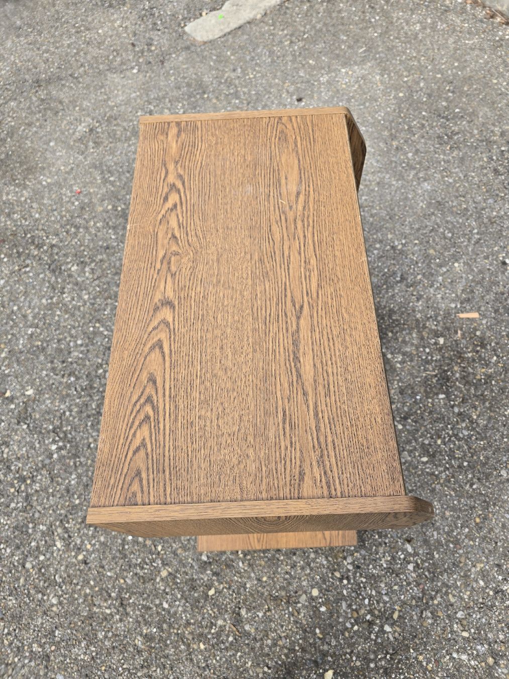 Vetrine: Vintage Design Möbel, Holz Tisch mit Glasvitrine, – Usato da Mettlen venduto da elios0888 4