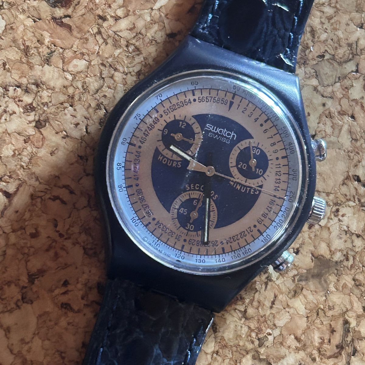 Swatch Orologi: Swatch chronograph schwarz – Nuovo (secondo la descrizione) da Laufen venduto da Bellavitaboom 3