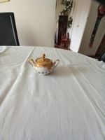 Antik Handgemalt Golden Rosenthal Henkel Dose Bavaria