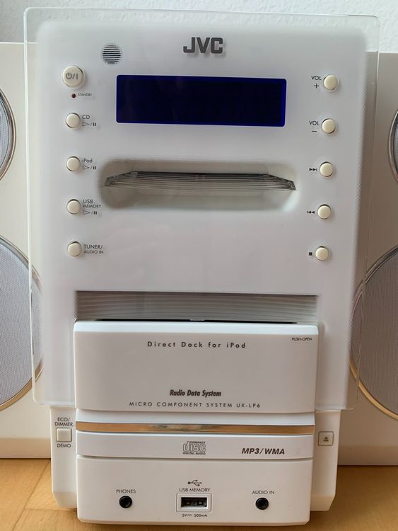 JVC Stereoanlage Modell UX-LP6 mit CD, USB & iPod-Dock (Gebraucht) in ...