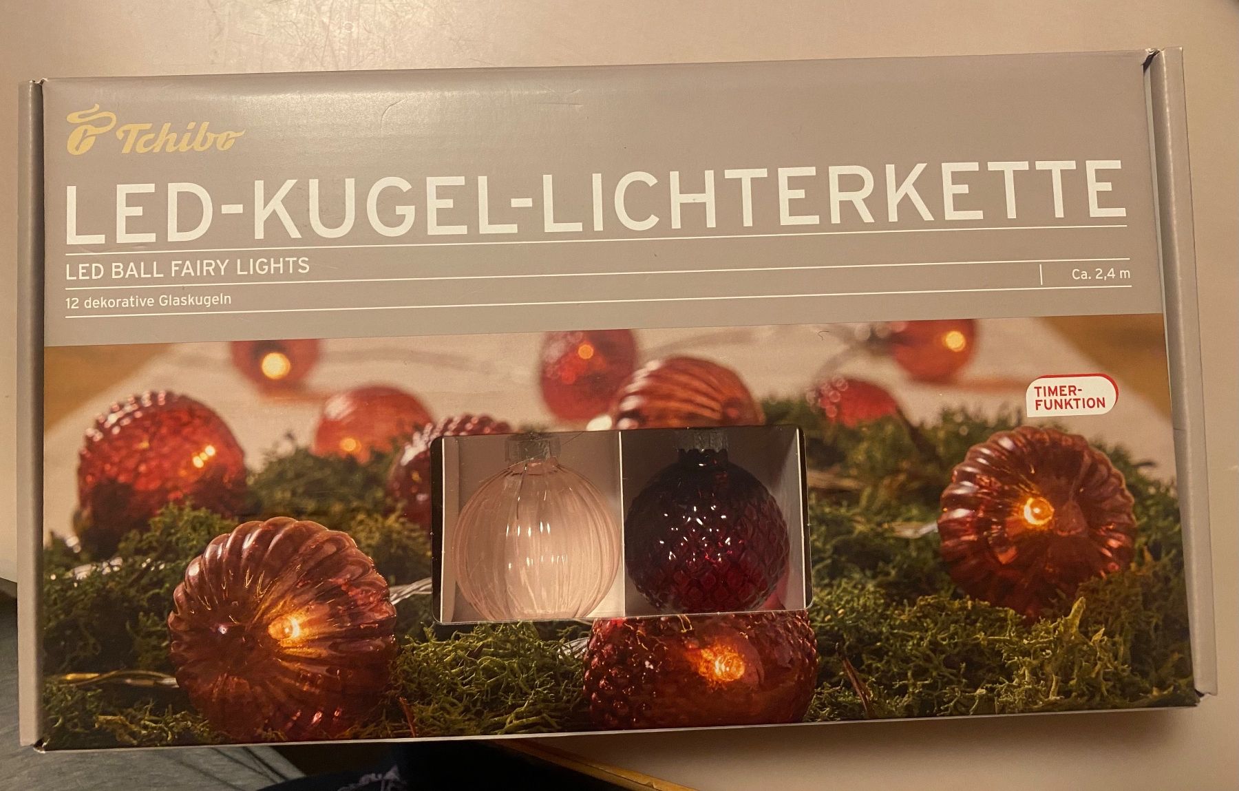 Ghirlande e barre luminose: LED-Kugel-Lichterkette, neu – Usato da Tafers venduto da Hinaya