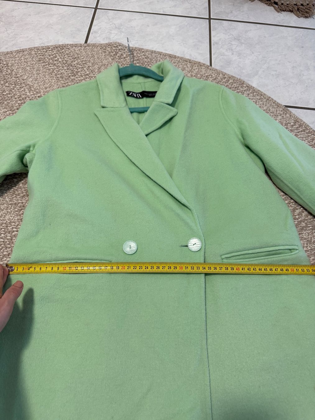 Zara Cappotti: Lime Green coat ,  Winter Essential! Size XS. – Usato da Effretikon venduto da lio_gjr8 5