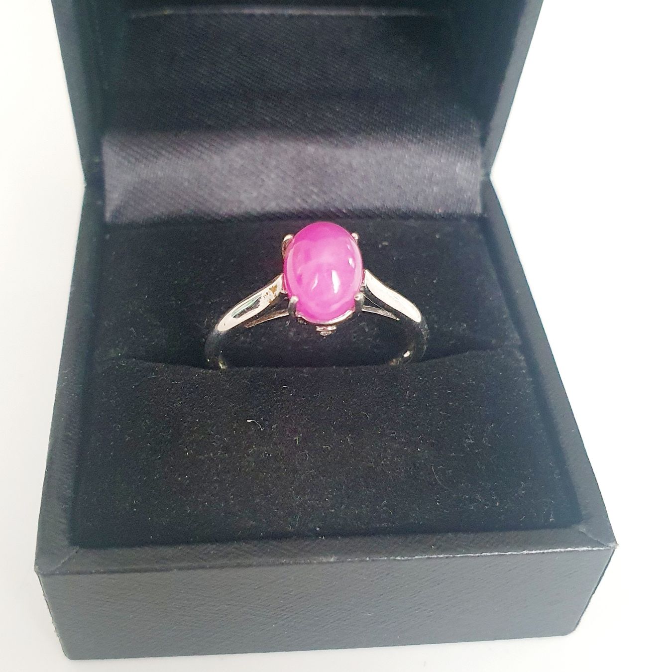Anelli: Wunderschöner 925 Silber Ring mit rosa Stein, Grösse 17.5 – Usato da Kreuzlingen venduto da Wunderkiste123 3