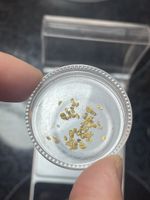 Schweizer Napf-Gold 0,3 g – Seltene grosse Naturgold-Flitter