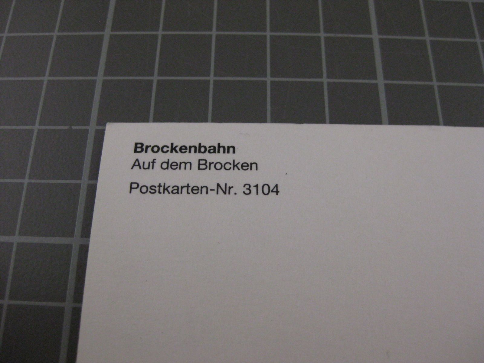 Cartoline postali: AK Harzquer- und Brockenbahn – Nuovo (secondo la descrizione) da Malters venduto da Marosko 2
