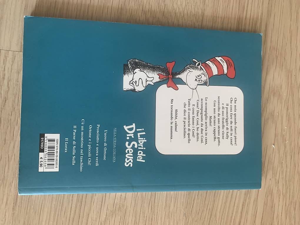 Libri: Il gatto e il cappello matto  Dr. Seuss – Usato da Cadro venduto da gio_w5nc 1