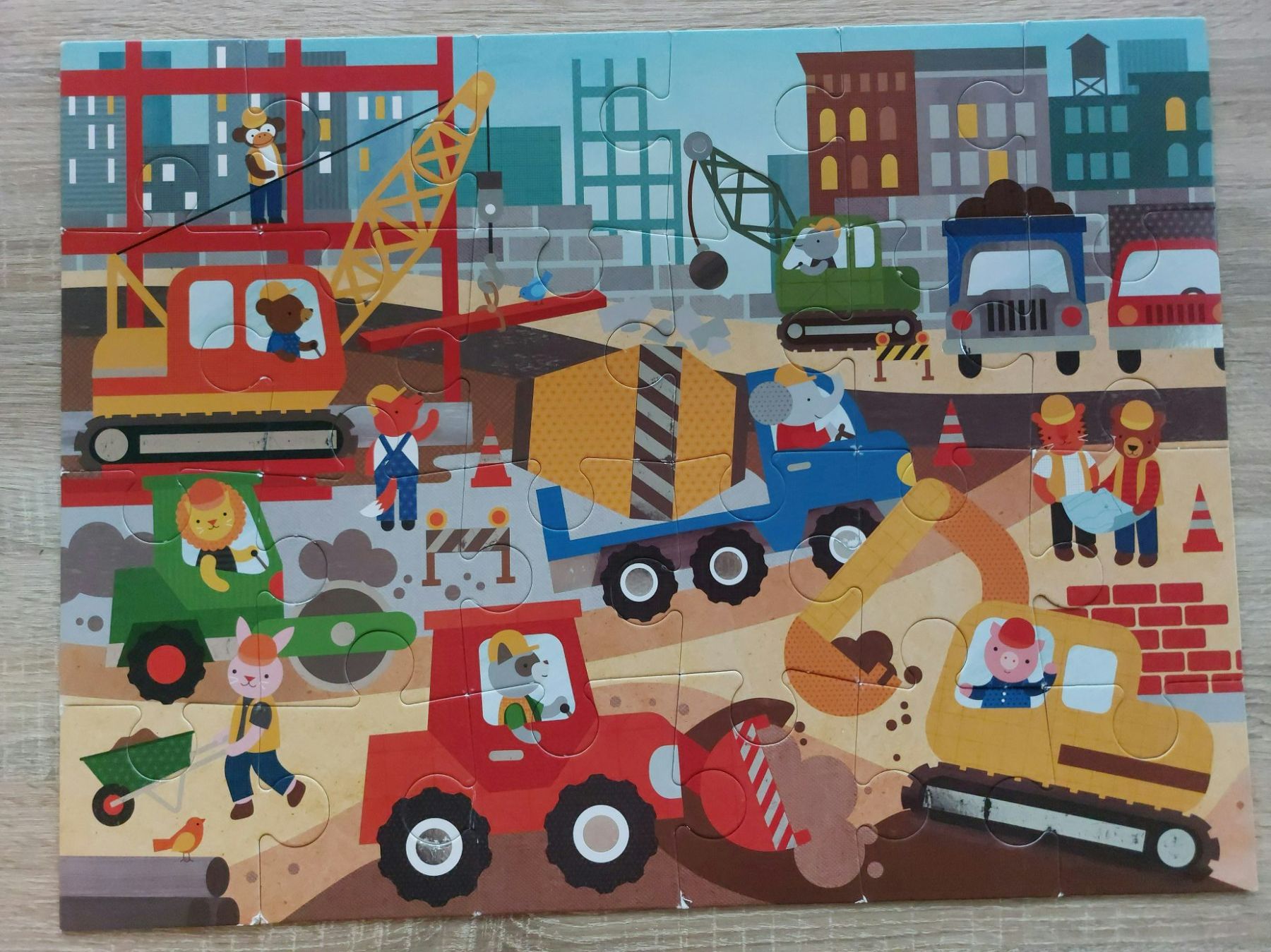 Puzzle: Construction Site Floor Puzzle - 24 pieces – Usato da Wädenswil venduto da lra_z2f2 2