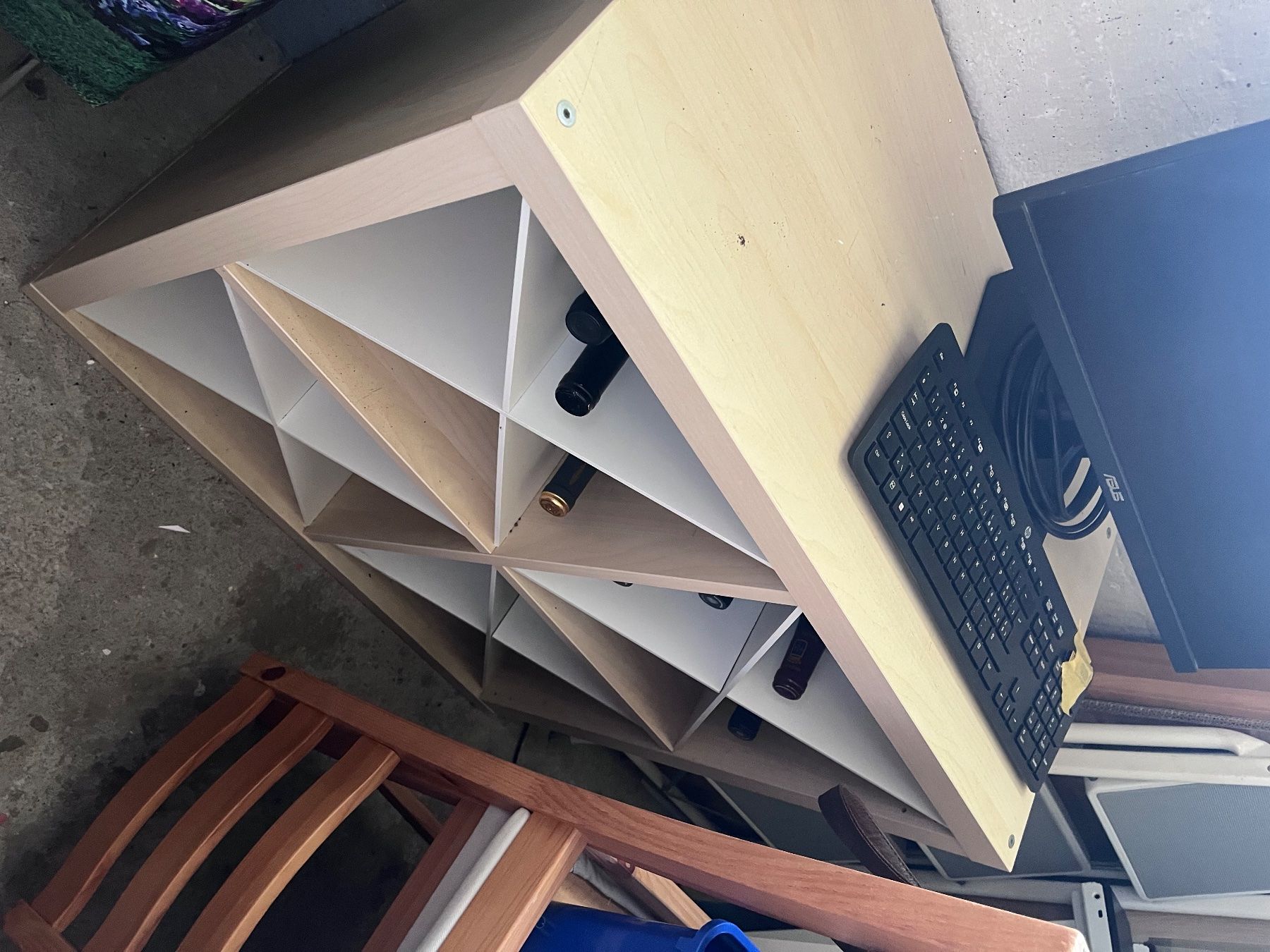 Ikea Scaffali: IKEA Kallax mit Weinregal Einsätzen – Usato da Zürich venduto da lgroppo 1