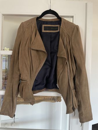 Zara Basic Wildleder Jacke, Top Zustand, Grösse M