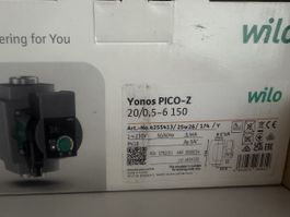 Wilo Yonos PICO-Z 20/0,5-6 Zirkulationspumpe Neu Warmwasser