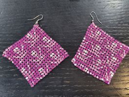 Sommer Ohrringe: Pinke Statement-Ohrringe, neu & leicht!