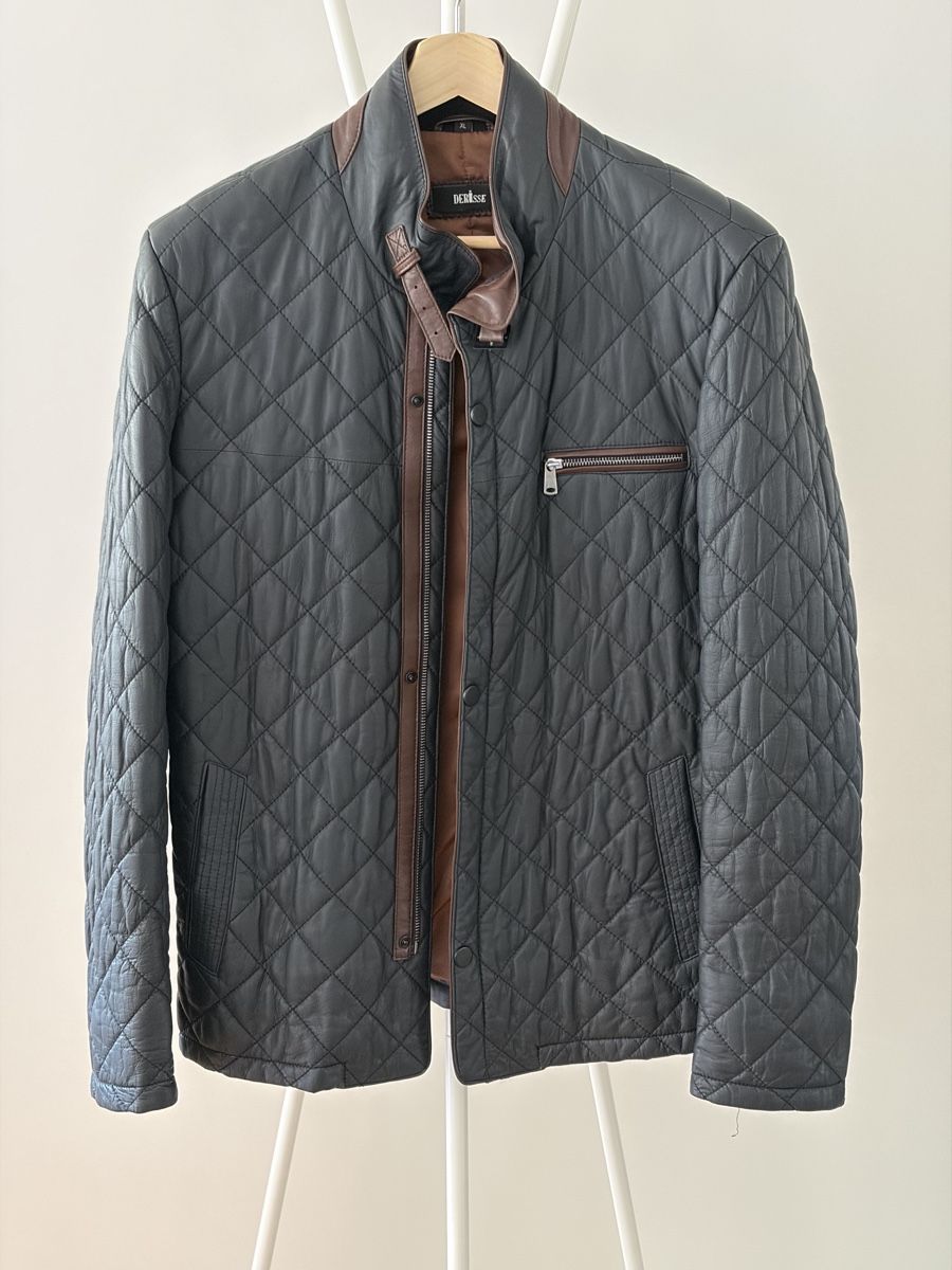 Jacken: DERISSE Lederjacke, gesteppt Barbour-Stil – Gebraucht aus Ittigen von fevo 6