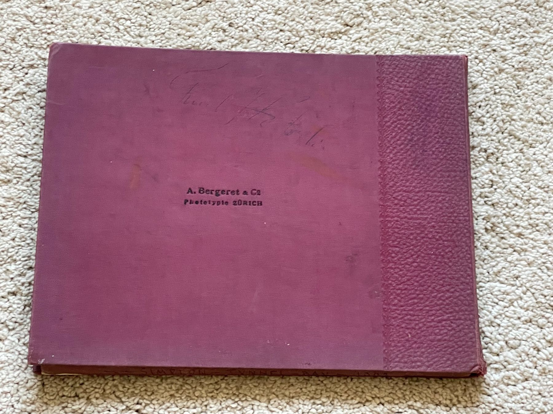 Libri: Simplon Tunnel-Bau Nord Seite – Usato da Kaiseraugst venduto da winnetou04 1