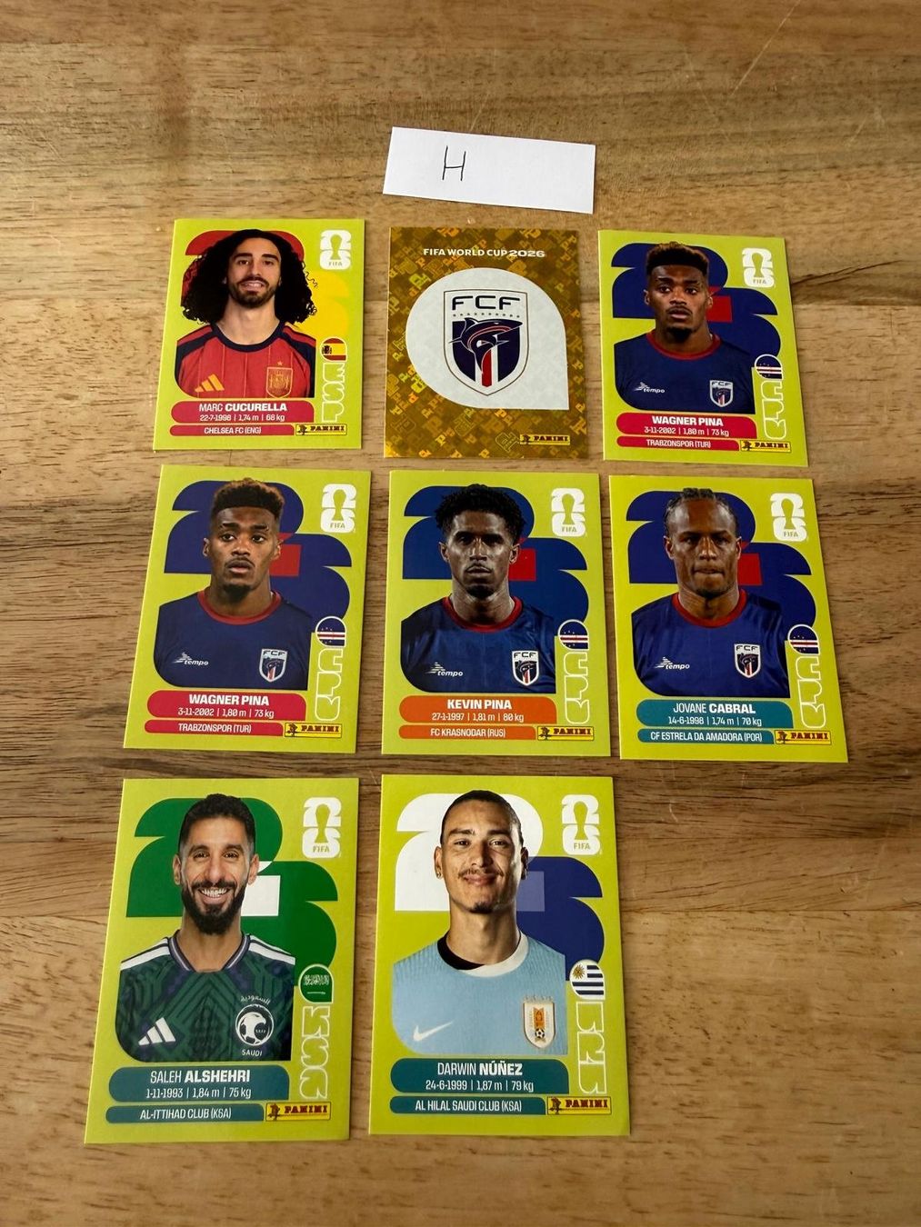 Panini Carte collezionabili: Panini 2026 Gruppen F-J – Nuovo (secondo la descrizione) da Känerkinden venduto da Mailtotini 4