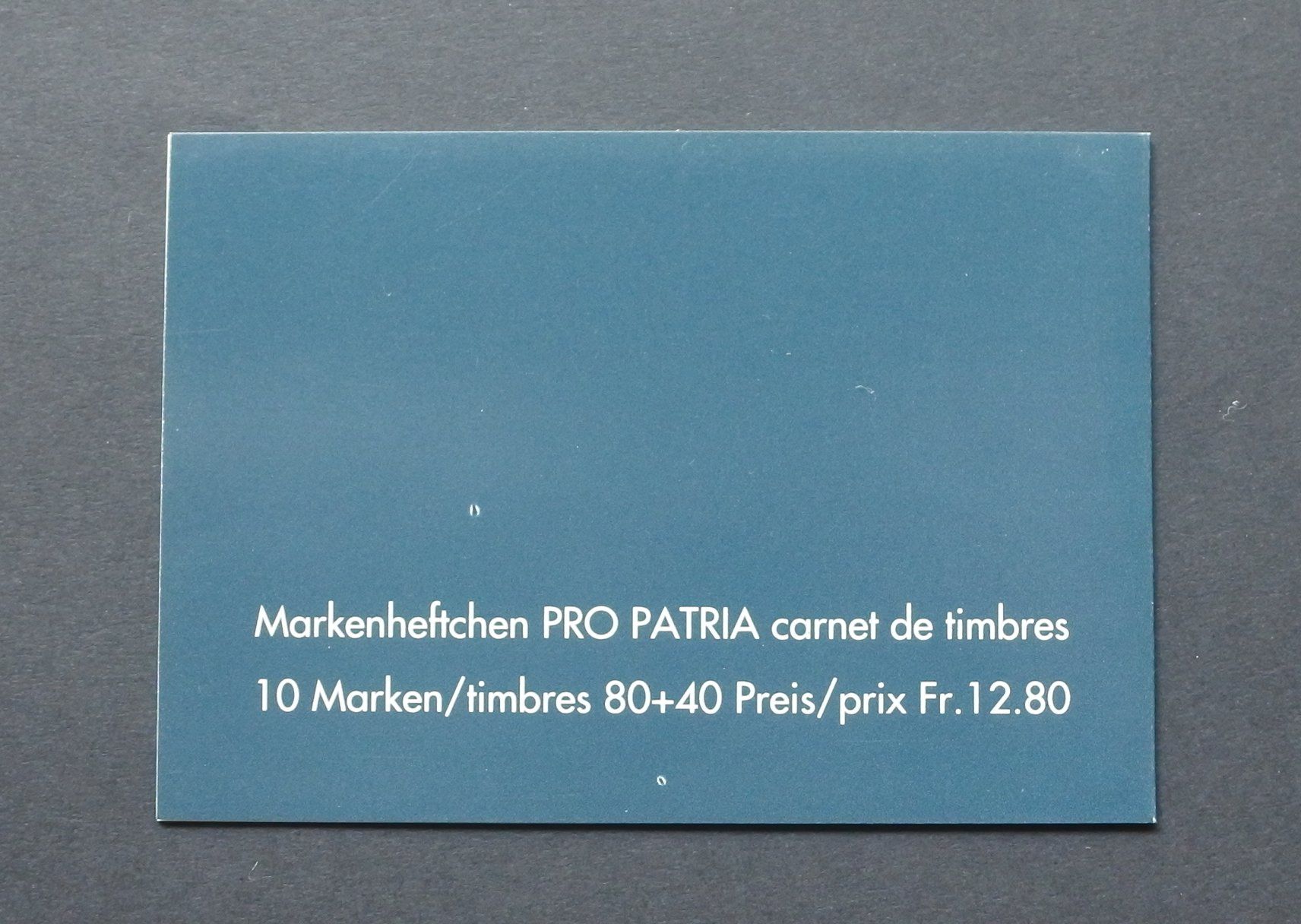 Tutti i francobolli: 1995 Pro Patria Markenheftchen ** – Nuovo (secondo la descrizione) da Lugano venduto da fc2017 1