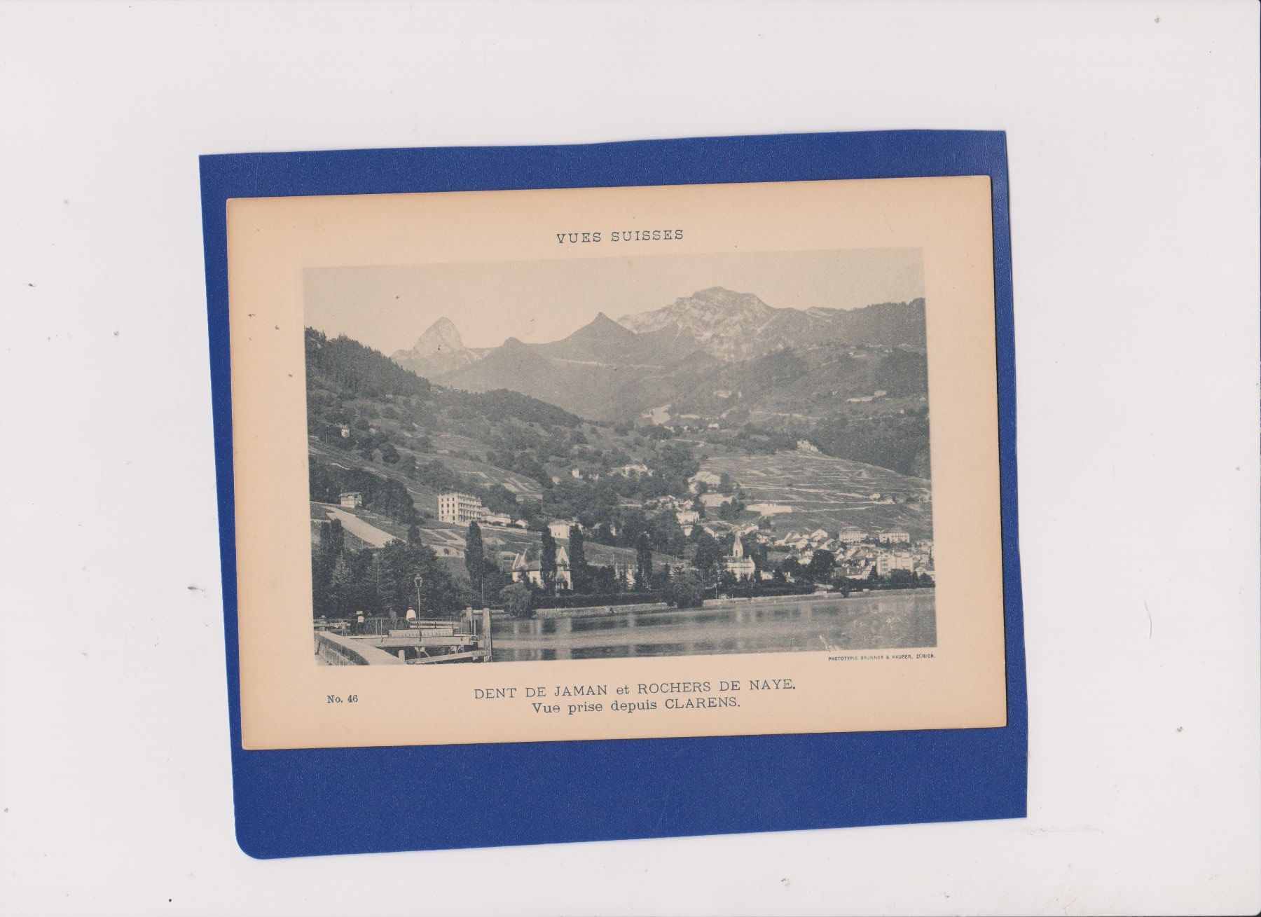 Cartoline postali: image AK ...  - Dent de Jaman, Clarens - Suisse – Usato da Bex venduto da Canouille