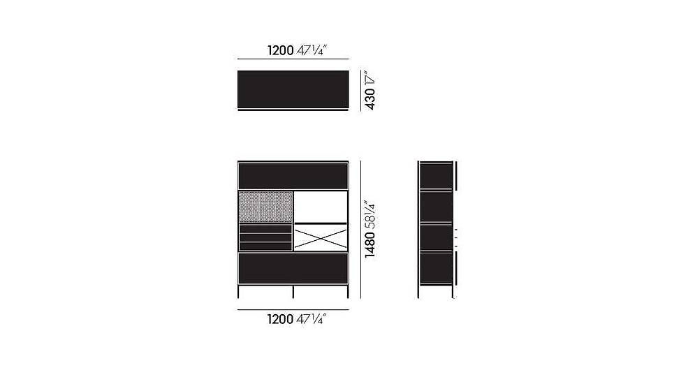 Vitra Scaffali: Vitra Eames Storage Unit ESU Bookcase – Usato da Zollikofen venduto da OberliAG 5