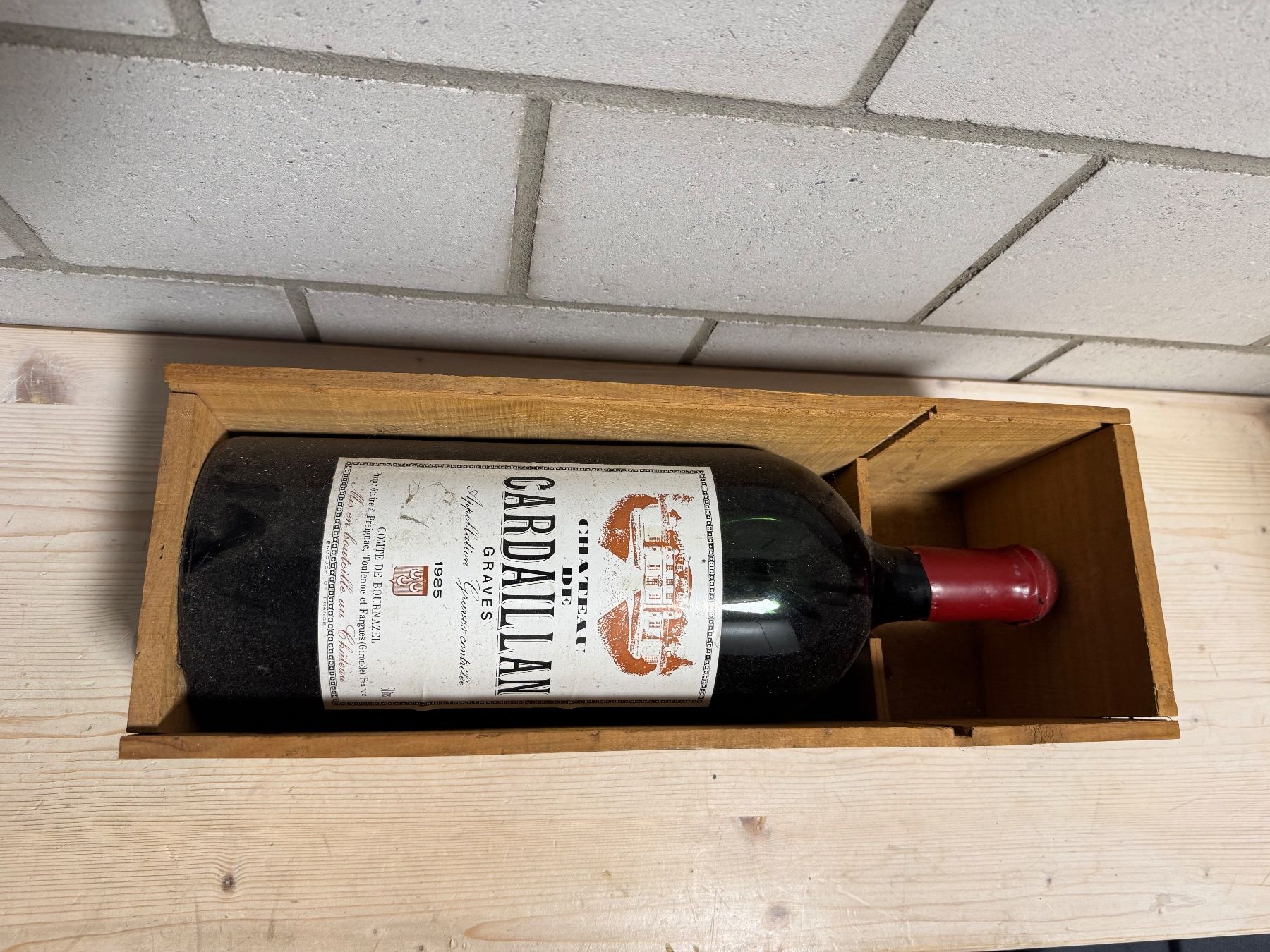 Vino: Château de Cardaillan 1985 Jéroboam 5L – Nuovo e nell'imballaggio originale da Kestenholz venduto da cvx_889vv