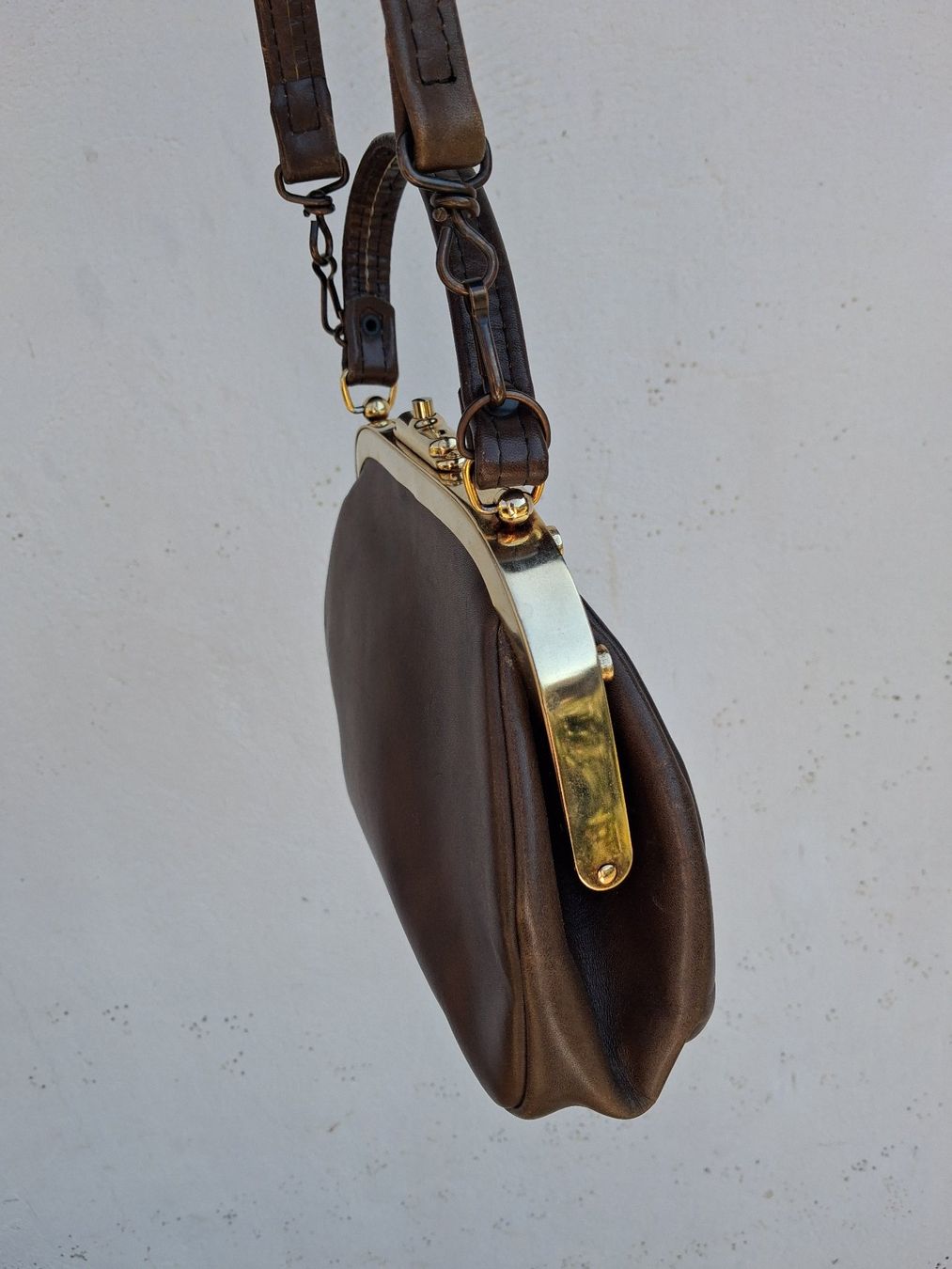 Borse da donna: Braune vintage Ledertasche Schaffhauser Lederwaren – Nuovo (secondo la descrizione) da Wald ZH venduto da e8e 6