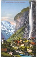 AK Lauterbrunnen mit Staubbach