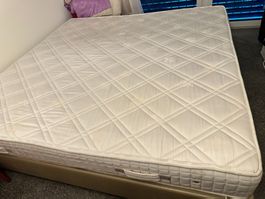 Lit Elite Allegro avec Box haut de gamme Latex Laine Crin